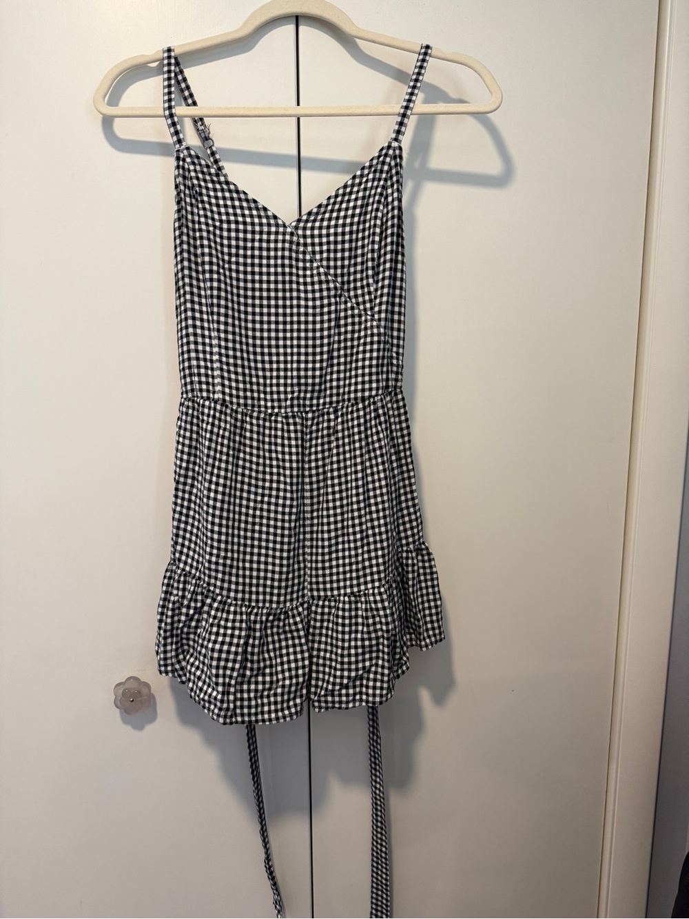 Hollister Black & White Romper